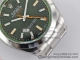 TWF劳力士复刻高仿手表ROLEX Milgauss 116400 GV 一比一绿玻璃钢带款细节图