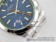 TWF劳力士复刻高仿手表ROLEX Milgauss 116400 GV 一比一绿玻璃蓝面钢带款细节图