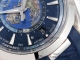 VS厂复刻欧米茄海马Aqua Terra 150M GMT Worldtimer深蓝色世界时胶带款高仿手表细节图