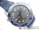 VSF厂复刻欧米茄海马Seamaster Diver 300M 海马300蓝圈灰盘胶带款高仿手表细节图