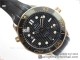 VSF厂复刻欧米茄海马Seamaster Diver 300M 间玫瑰金海马300胶带款高仿手表细节图