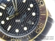 VSF厂复刻欧米茄海马Seamaster Diver 300M 间黄金海马300胶带款高仿手表细节图