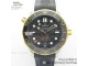 VSF厂复刻欧米茄海马Seamaster Diver 300M 间黄金海马300胶带款高仿手表细节图