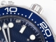 VSF厂复刻欧米茄海马Seamaster Diver 300M James Bond 007 60th Anniversary 蓝面无瑕赴死钢带款高仿手表细节图