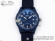 ZF厂复刻IWC万国飞行员Pilot’s Watch Laureus Blue Ceramic IW328101 飞行员蓝色陶瓷蓝色尼龙表带款高仿手表细节图