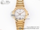 PPF复刻百达翡丽PATEK PHILIPPE Nautilus 7118 LADIES 全金白盘钢带款高仿手表细节图