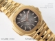 PPF复刻百达翡丽 PATEK PHILIPPE Nautilus 鹦鹉螺 5711/1R-001 RG  棕色表盘高仿手表细节图